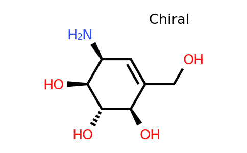 CAS 38231-86-6 | (1S,2S,3R,6S)-6-Amino-4-(hydroxymethyl)cyclohex-4-ene-1,2,3-triol
