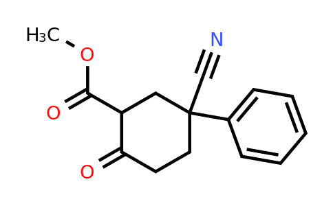 CAS 38289-20-2 | methyl 5-cyano-2-oxo-5-phenylcyclohexane-1-carboxylate