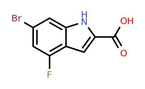 CAS 383132-69-2 | 6-bromo-4-fluoro-1H-indole-2-carboxylic acid