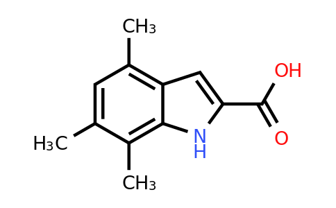 CAS 383133-18-4 | 4,6,7-trimethyl-1H-indole-2-carboxylic acid
