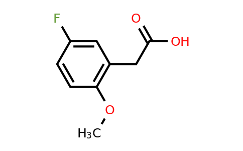CAS 383134-85-8 | 2-(5-fluoro-2-methoxyphenyl)acetic acid
