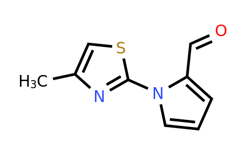CAS 383136-01-4 | 1-(4-Methylthiazol-2-yl)-1H-pyrrole-2-carbaldehyde