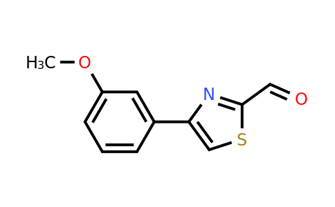 CAS 383142-95-8 | 4-(3-Methoxyphenyl)-1,3-thiazole-2-carbaldehyde
