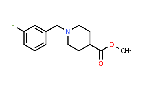 CAS 383146-94-9 | Methyl 1-(3-fluorobenzyl)piperidine-4-carboxylate