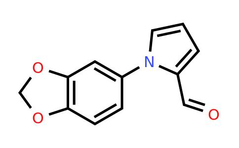 CAS 383147-55-5 | 1-(Benzo[d][1,3]dioxol-5-yl)-1H-pyrrole-2-carbaldehyde