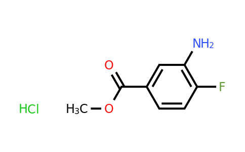 CAS 383677-93-8 | methyl 3-amino-4-fluorobenzoate hydrochloride