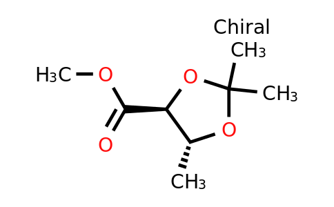 CAS 38410-80-9 | (4S,5R)-Methyl 2,2,5-trimethyl-1,3-dioxolane-4-carboxylate
