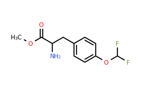CAS 384344-78-9 | methyl 2-amino-3-[4-(difluoromethoxy)phenyl]propanoate