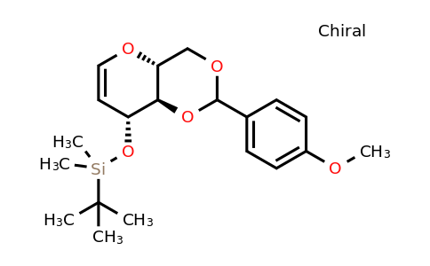 CAS 384346-91-2 | tert-butyl(((4aR,8R,8aR)-2-(4-methoxyphenyl)-4,4a,8,8a-tetrahydropyrano[3,2-d][1,3]dioxin-8-yl)oxy)dimethylsilane