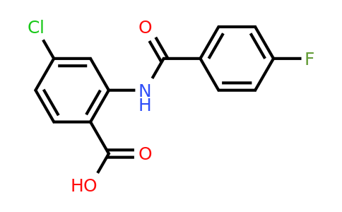 CAS 38464-02-7 | 4-chloro-2-(4-fluorobenzamido)benzoic acid