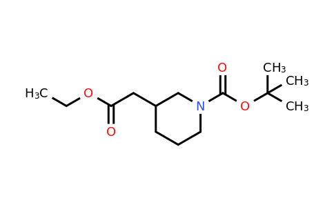 CAS 384830-13-1 | tert-butyl 3-(2-ethoxy-2-oxoethyl)piperidine-1-carboxylate