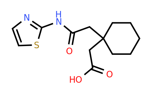 CAS 384859-05-6 | 2-(1-{[(1,3-thiazol-2-yl)carbamoyl]methyl}cyclohexyl)acetic acid