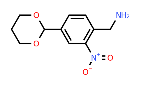 CAS 385378-68-7 | (4-(1,3-Dioxan-2-yl)-2-nitrophenyl)methanamine