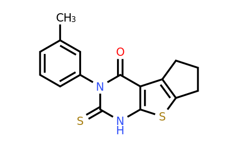 CAS 385418-27-9 | 11-(3-methylphenyl)-10-sulfanyl-7-thia-9,11-diazatricyclo[6.4.0.0,2,6]dodeca-1(8),2(6),9-trien-12-one