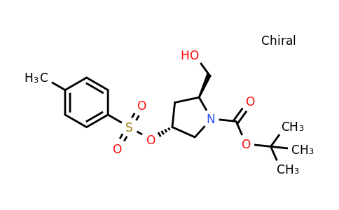 CAS 385440-93-7 | tert-butyl (2S,4R)-2-(hydroxymethyl)-4-(p-tolylsulfonyloxy)pyrrolidine-1-carboxylate