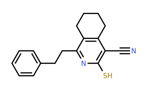 CAS 385787-60-0 | 1-(2-phenylethyl)-3-sulfanyl-5,6,7,8-tetrahydroisoquinoline-4-carbonitrile