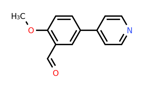 CAS 385802-40-4 | 2-methoxy-5-(pyridin-4-yl)benzaldehyde