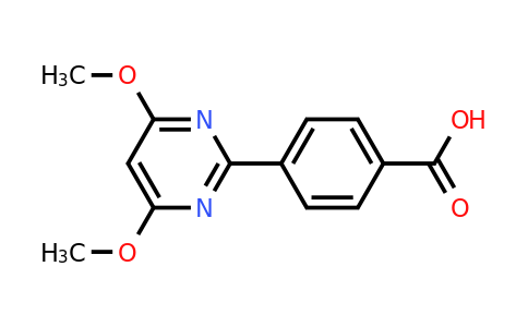 CAS 386715-40-8 | 4-(4,6-Dimethoxypyrimidin-2-yl)benzoic acid