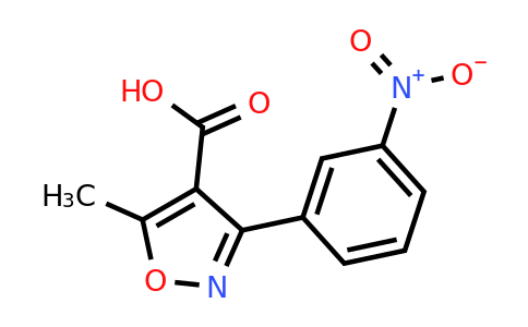 CAS 38694-05-2 | 5-methyl-3-(3-nitrophenyl)isoxazole-4-carboxylic acid