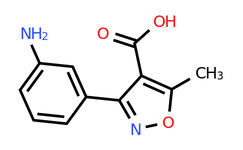 CAS 38694-07-4 | 3-(3-aminophenyl)-5-methylisoxazole-4-carboxylic acid