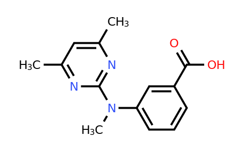 CAS 387350-52-9 | 3-((4,6-Dimethylpyrimidin-2-yl)(methyl)amino)benzoic acid