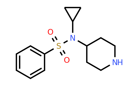 CAS 387350-82-5 | N-Cyclopropyl-N-(piperidin-4-yl)benzenesulfonamide
