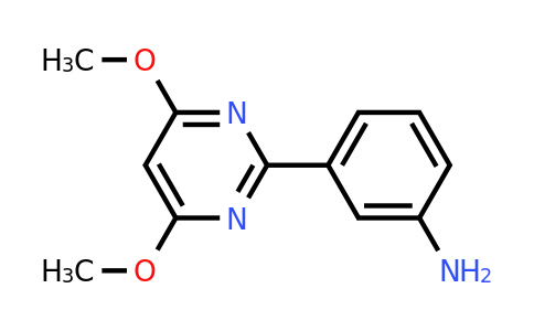 CAS 387350-84-7 | 3-(4,6-Dimethoxypyrimidin-2-yl)aniline
