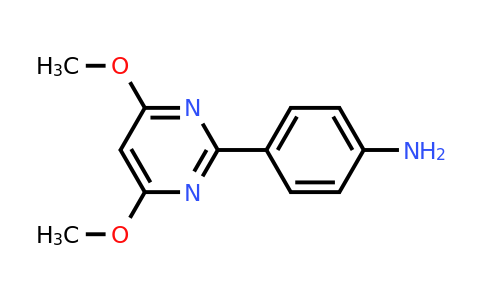 CAS 387350-86-9 | 4-(4,6-Dimethoxypyrimidin-2-yl)aniline