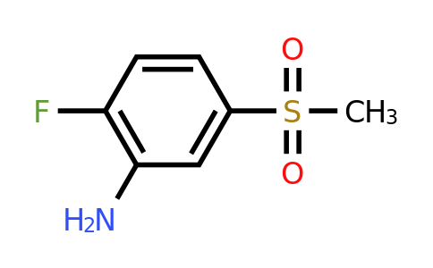 CAS 387358-51-2 | 2-fluoro-5-methanesulfonylaniline