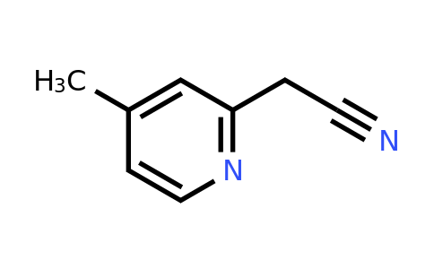 CAS 38746-50-8 | 2-(4-Methylpyridin-2-yl)acetonitrile