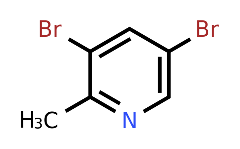 CAS 38749-87-0 | 3,5-dibromo-2-methylpyridine