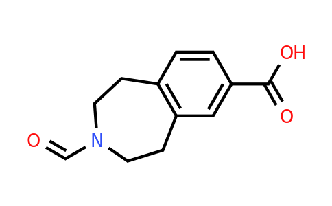 CAS 387876-60-0 | 3-Formyl-2,3,4,5-tetrahydro-1H-benzo[D]azepine-7-carboxylic acid