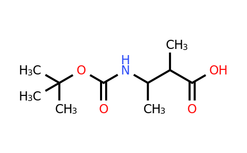 CAS 388072-71-7 | 3-{[(tert-butoxy)carbonyl]amino}-2-methylbutanoic acid