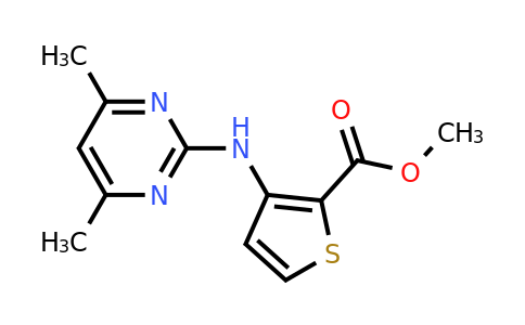 CAS 388565-75-1 | Methyl 3-((4,6-dimethylpyrimidin-2-yl)amino)thiophene-2-carboxylate