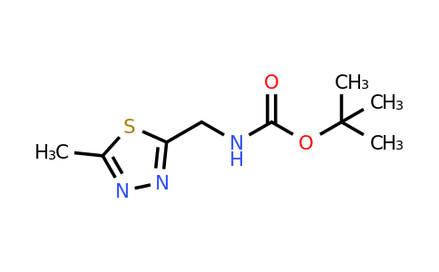 CAS 388630-69-1 | tert-butyl ((5-methyl-1,3,4-thiadiazol-2-yl)methyl)carbamate