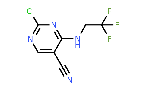 CAS 389606-51-3 | 2-Chloro-4-((2,2,2-trifluoroethyl)amino)pyrimidine-5-carbonitrile