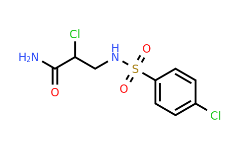 CAS 38962-86-6 | 2-chloro-3-(4-chlorobenzenesulfonamido)propanamide
