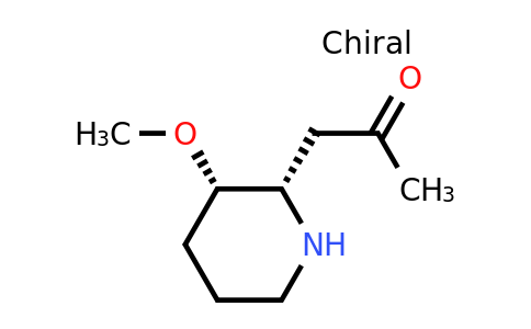 CAS 39037-79-1 | 1-[cis-3-methoxy-2-piperidyl]propan-2-one