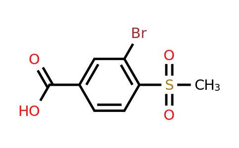 CAS 39058-84-9 | 3-bromo-4-methanesulfonylbenzoic acid