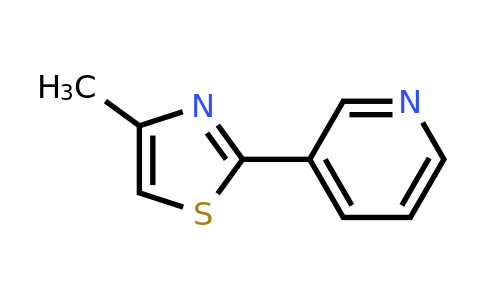 CAS 39067-27-1 | 3-(4-methyl-1,3-thiazol-2-yl)pyridine
