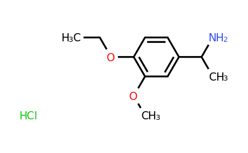 CAS 390815-35-7 | 1-(4-Ethoxy-3-methoxyphenyl)ethan-1-amine hydrochloride