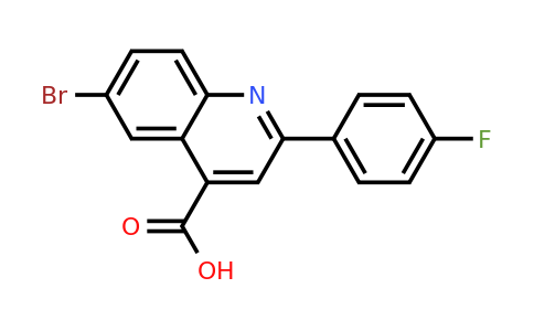 CAS 391-23-1 | 6-Bromo-2-(4-fluorophenyl)quinoline-4-carboxylic acid