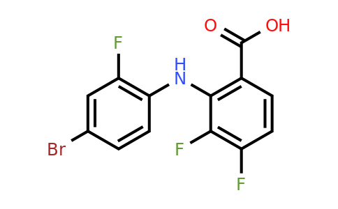 CAS 391212-04-7 | 2-((4-Bromo-2-fluorophenyl)amino)-3,4-difluorobenzoic acid