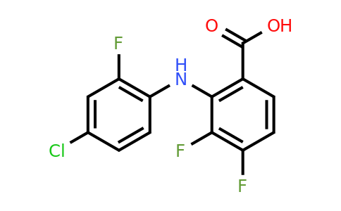 CAS 391212-05-8 | 2-((4-Chloro-2-fluorophenyl)amino)-3,4-difluorobenzoic acid