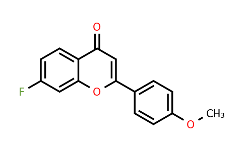 CAS 3915-32-0 | 7-Fluoro-2-(4-methoxyphenyl)-4H-chromen-4-one
