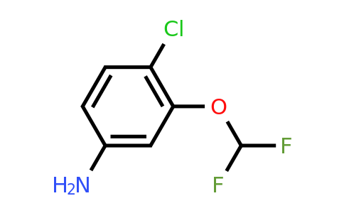 CAS 39211-54-6 | 4-chloro-3-(difluoromethoxy)aniline