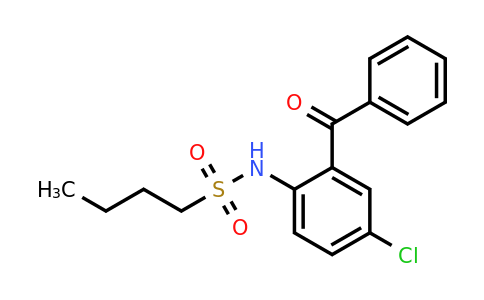 CAS 392305-35-0 | N-(2-Benzoyl-4-chlorophenyl)butane-1-sulfonamide