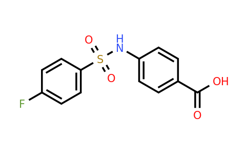 CAS 392313-12-1 | 4-(4-Fluorophenylsulfonamido)benzoic acid
