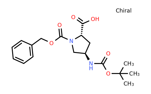 CAS 393524-17-9 | (2S,4R)-1-[(benzyloxy)carbonyl]-4-{[(tert-butoxy)carbonyl]amino}pyrrolidine-2-carboxylic acid