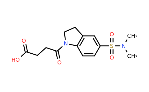 CAS 393795-65-8 | 4-(5-(N,N-Dimethylsulfamoyl)indolin-1-yl)-4-oxobutanoic acid